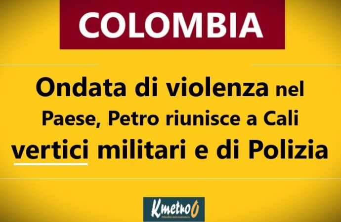 Colombia: ondata di violenza, Petro riunisce a Cali vertici sicurezza