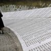 Parigi, Père-Lachaise, monumento alle vittime di Srebrenica