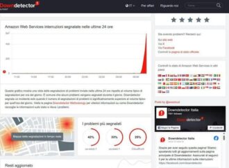 Down globale, anche Amazon coinvolta: problemi di accesso e servizi AWS