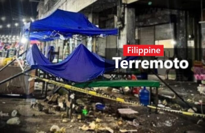 Filippine, terremoto di magnitudo 6.9, almeno 69 morti