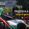 Roma, manifestazione ‘stop al genocidio’ a Gaza