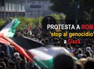 Roma, manifestazione ‘stop al genocidio’ a Gaza