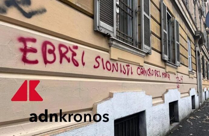 “Ebrei sionisti cancro del mondo”, la scritta choc sul Lungotevere