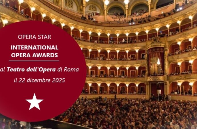 L’VIII edizione della prestigiosa manifestazione approda al Teatro dell’Opera di Roma il 22 dicembre