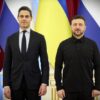 Ucraina, Zelensky incontra il premier olandese Jetten a Kiev