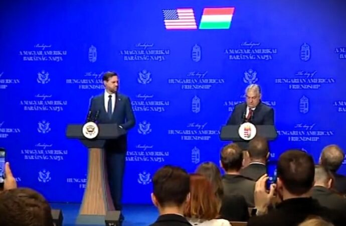 Ungheria, premier Orban riceve Il vicepresidente Usa JD Vance