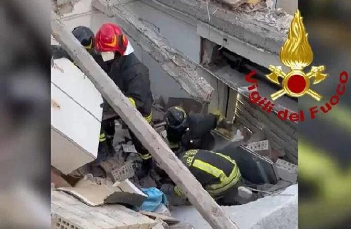 Porto Sant’Elpidio, Crolla palazzina, 1 morto e 2 feriti: donna dispersa