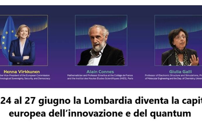 Dal 24 al 27 giugno la Lombardia diventa la capitale europea dell’innovazione e del quantum