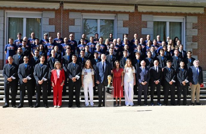 Mondiali, la Nazionale spagnola ricevuta da re Felipe VI