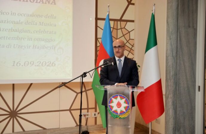 All’Ambasciata azera a Roma “Echi d’autunno”: omaggio all’opera azerbaigiana