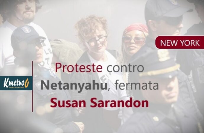 Proteste all’Onu contro Netanyahu, fermata Susan Sarandon
