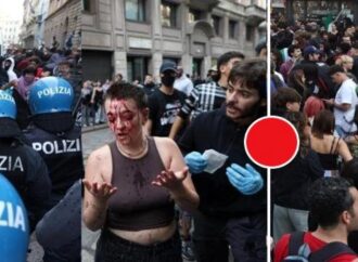 Milano, scontri e feriti al corteo. Disordini anche a Torino e Bologna. Meloni: “Manifestare è un diritto, mettere a ferro e fuoco le città no”