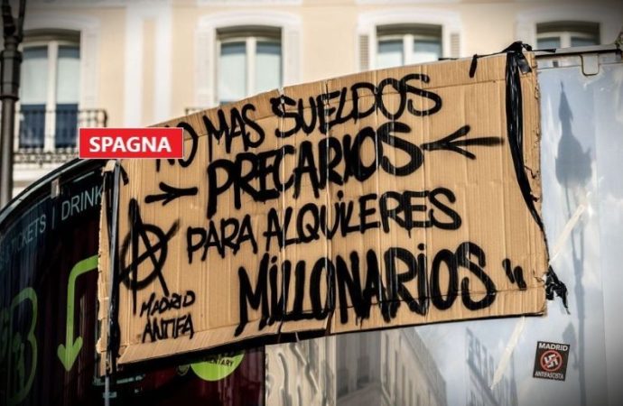 Spagna, decine di migliaia in piazza per il diritto alla casa. Il sindacato: “Presto sciopero generale”