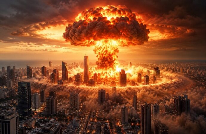 Israele, Netanyahu pubblica un’immagine di Tel Aviv colpita da un’atomica: polemiche a due giorni dal voto